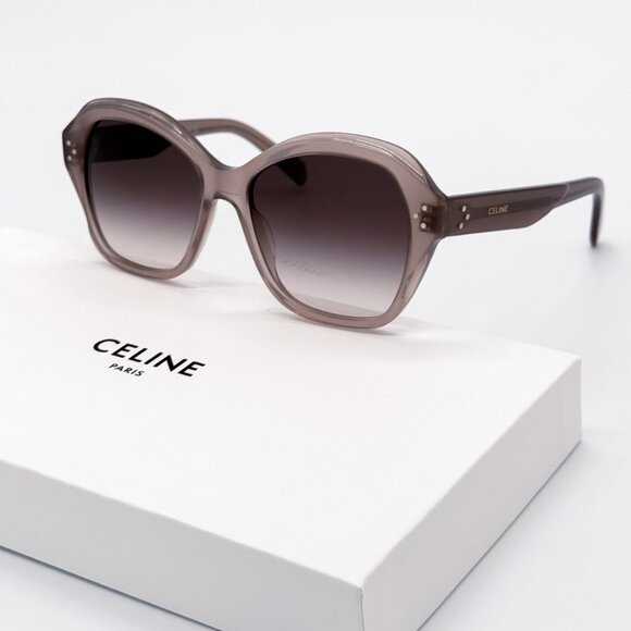 NEW CELINE CL40200I 45Z WOMEN BROWN SUNGLASSES CELINE - Picture 2 of 14